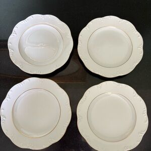 Rosenthal 4 Bread And Butter Plates Classic Rose Collection Germany 6.5”